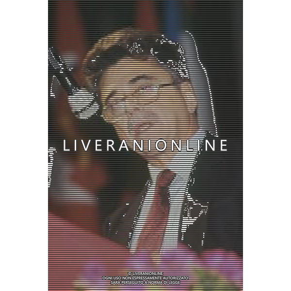 DIAP-RETROSPETTIVA ACHILLE OCCHETTO POLITICO NELLA FOTO ACHILLE OCCHETTO NELL\'ANNO 1989 AG ALDO LIVERANI SAS