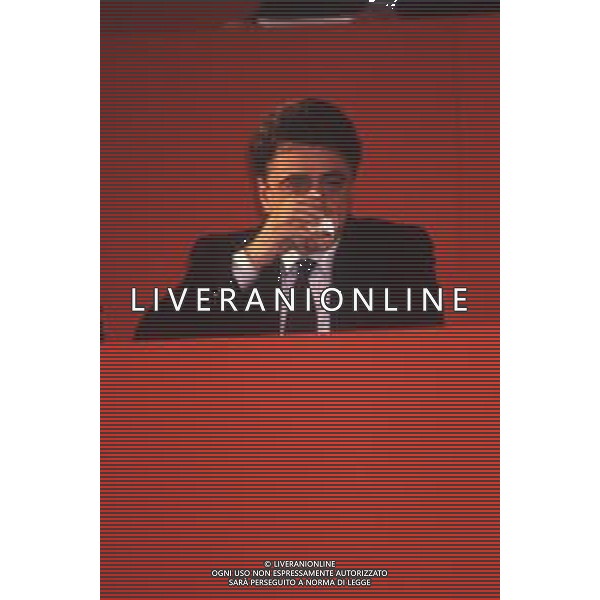 DIAP-RETROSPETTIVA ACHILLE OCCHETTO POLITICO NELLA FOTO ACHILLE OCCHETTO NELL\'ANNO 1989 AG ALDO LIVERANI SAS