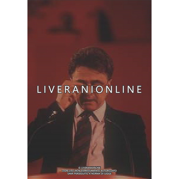 DIAP-RETROSPETTIVA ACHILLE OCCHETTO POLITICO NELLA FOTO ACHILLE OCCHETTO NELL\'ANNO 1989 AG ALDO LIVERANI SAS