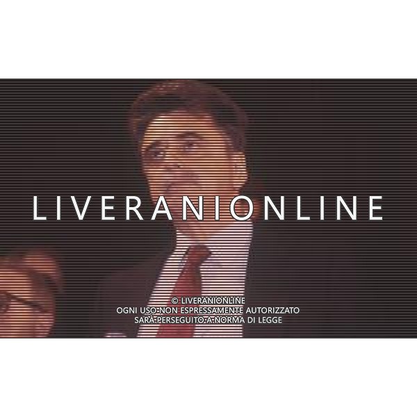 DIAP-RETROSPETTIVA ACHILLE OCCHETTO POLITICO NELLA FOTO ACHILLE OCCHETTO NELL\'ANNO 1989 AG ALDO LIVERANI SAS