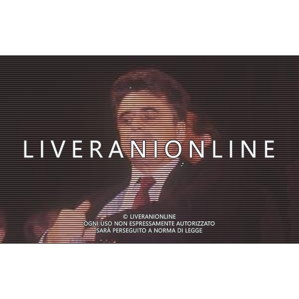 DIAP-RETROSPETTIVA ACHILLE OCCHETTO POLITICO NELLA FOTO ACHILLE OCCHETTO NELL\'ANNO 1989 AG ALDO LIVERANI SAS