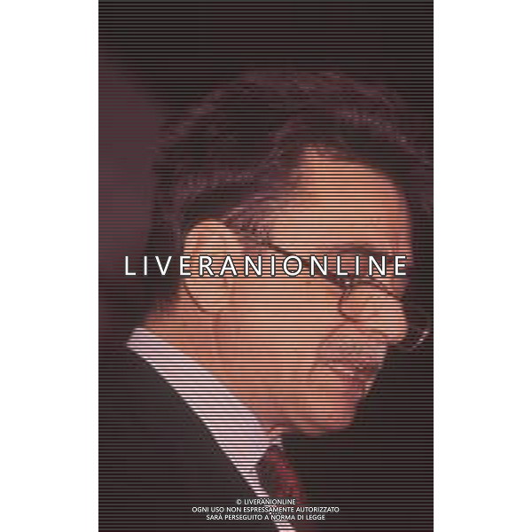 DIAP-RETROSPETTIVA ACHILLE OCCHETTO POLITICO NELLA FOTO ACHILLE OCCHETTO NELL\'ANNO 1989 AG ALDO LIVERANI SAS