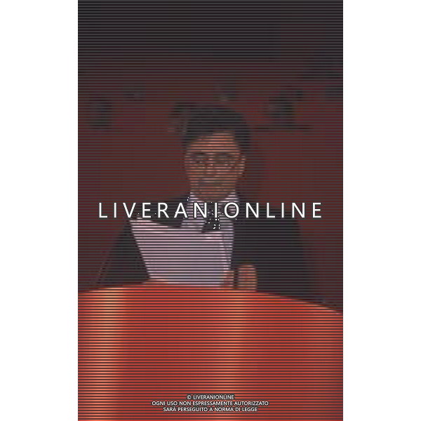 DIAP-RETROSPETTIVA ACHILLE OCCHETTO POLITICO NELLA FOTO ACHILLE OCCHETTO NELL\'ANNO 1989 AG ALDO LIVERANI SAS