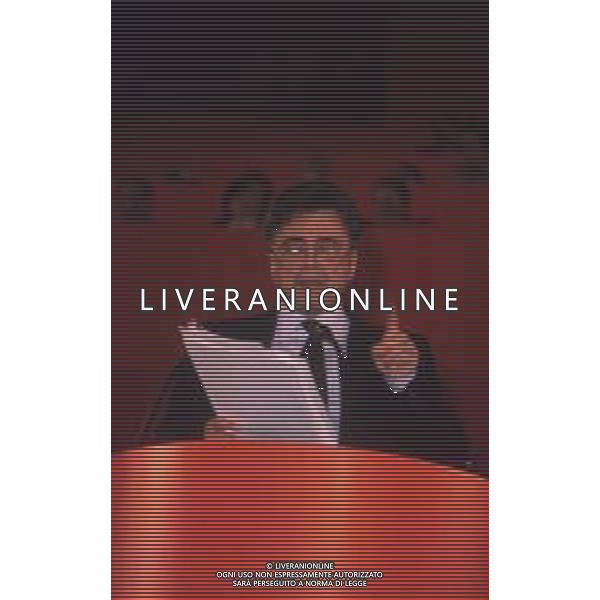 DIAP-RETROSPETTIVA ACHILLE OCCHETTO POLITICO NELLA FOTO ACHILLE OCCHETTO NELL\'ANNO 1989 AG ALDO LIVERANI SAS