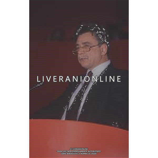 DIAP-RETROSPETTIVA ACHILLE OCCHETTO POLITICO NELLA FOTO ACHILLE OCCHETTO NELL\'ANNO 1989 AG ALDO LIVERANI SAS