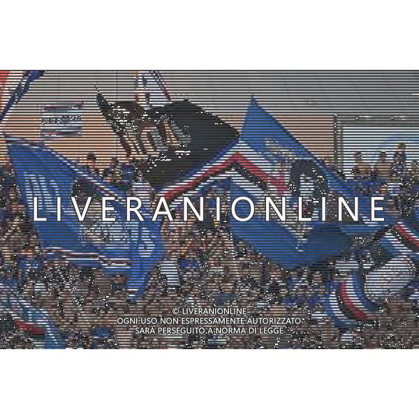 TVRG Monza vs Sampdoria nella foto tifosi Sampdoria Monza 20-09-2025 U-Power Stadium Monza vs Sampdoria Campionato Serie BKT - 4a giornata foto Roberto Garavaglia/Agenzia Aldo Liverani sas