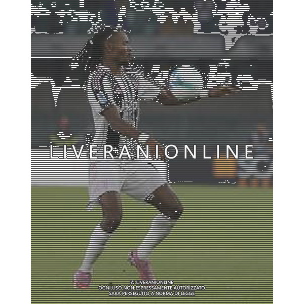 Khephren Thuram of Juventus FC play the ball during Hellas Verona FC vs Juventus FC, 4° Serie A Enilive 2025-26 game at Marcantonio Bentegodi stadium in Verona (VR), Italy, on September 20, 2025. (Photo by Davide Casentini)- AGENZIA ALDO LIVERANI