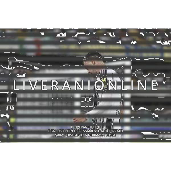 Dusan Vlahovic of Juventus FC expresses disappointment during Hellas Verona FC vs Juventus FC, 4° Serie A Enilive 2025-26 game at Marcantonio Bentegodi stadium in Verona (VR), Italy, on September 20, 2025. (Photo by Davide Casentini)- AGENZIA ALDO LIVERANI