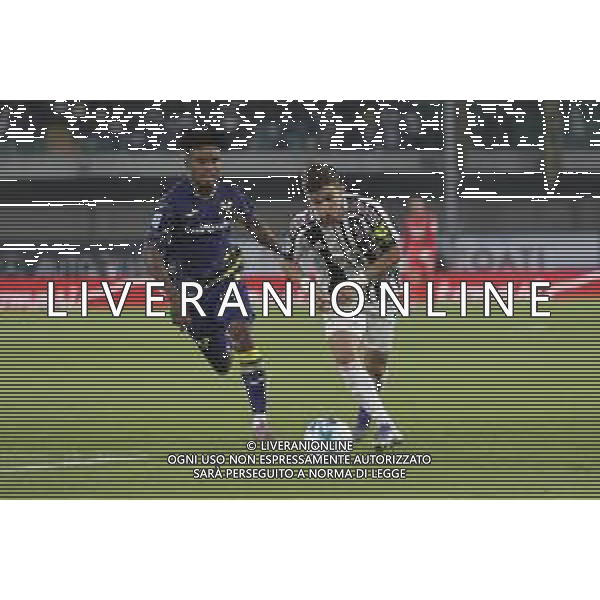 Francisco Conceicao of Juventus FC during Hellas Verona FC vs Juventus FC, 4° Serie A Enilive 2025-26 game at Marcantonio Bentegodi stadium in Verona (VR), Italy, on September 20, 2025. (Photo by Davide Casentini)- AGENZIA ALDO LIVERANI