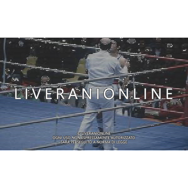 DIAP-RETROSPETTIVA PATRIZIO OLIVA PUGILE NELLA FOTO PATRIZIO OLIVA E AURELIAN AGNAN ALLE OLIMPIADI DI MOSCA ANNO 1980 FOTO ENRICO LIVERANI -AG ALDO LIVERANI SAS