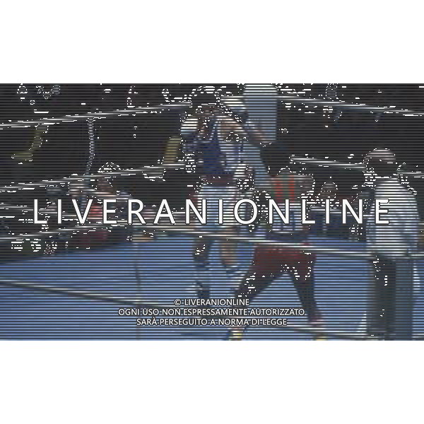 DIAP-RETROSPETTIVA PATRIZIO OLIVA PUGILE NELLA FOTO PATRIZIO OLIVA E AURELIAN AGNAN ALLE OLIMPIADI DI MOSCA ANNO 1980 FOTO ENRICO LIVERANI -AG ALDO LIVERANI SAS