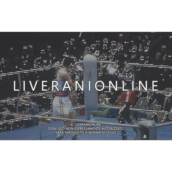 DIAP-RETROSPETTIVA PATRIZIO OLIVA PUGILE NELLA FOTO PATRIZIO OLIVA E AURELIAN AGNAN ALLE OLIMPIADI DI MOSCA ANNO 1980 FOTO ENRICO LIVERANI -AG ALDO LIVERANI SAS