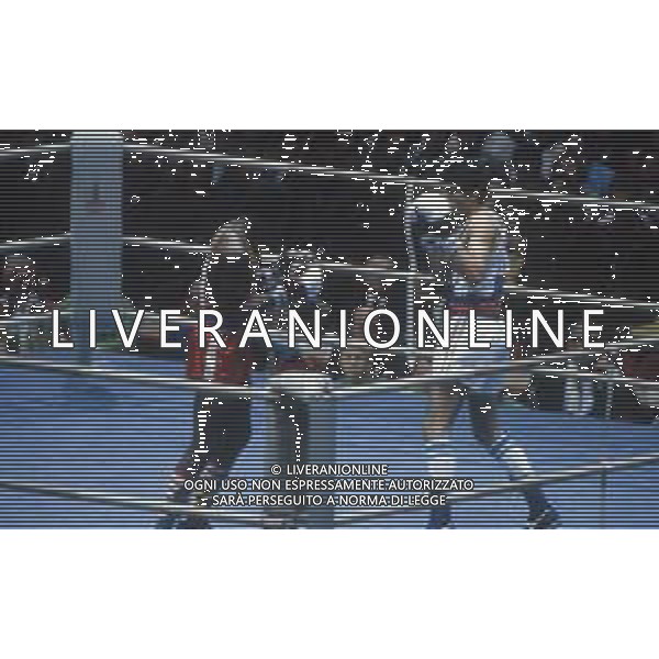 DIAP-RETROSPETTIVA PATRIZIO OLIVA PUGILE NELLA FOTO PATRIZIO OLIVA E AURELIAN AGNAN ALLE OLIMPIADI DI MOSCA ANNO 1980 FOTO ENRICO LIVERANI -AG ALDO LIVERANI SAS
