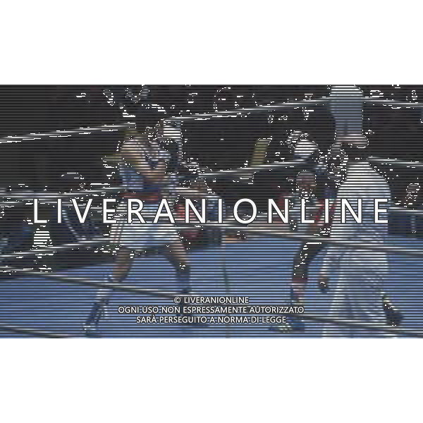 DIAP-RETROSPETTIVA PATRIZIO OLIVA PUGILE NELLA FOTO PATRIZIO OLIVA E AURELIAN AGNAN ALLE OLIMPIADI DI MOSCA ANNO 1980 FOTO ENRICO LIVERANI -AG ALDO LIVERANI SAS