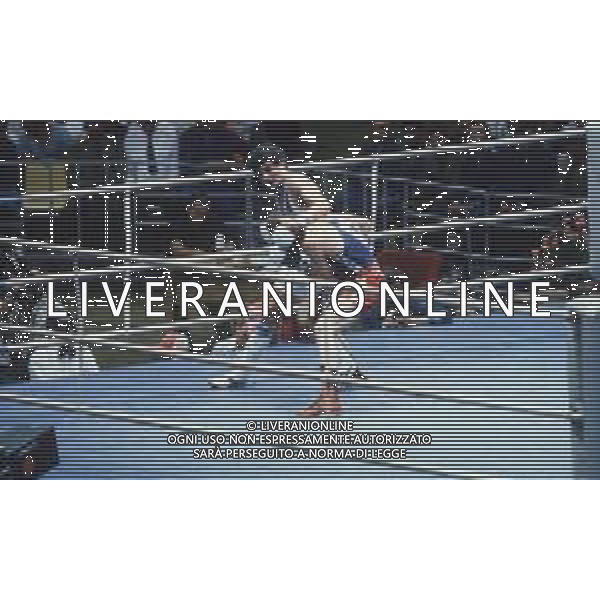 DIAP-RETROSPETTIVA PATRIZIO OLIVA PUGILE NELLA FOTO PATRIZIO OLIVA E ACE RUSEVSKI ALLE OLIMPIADI DI MOSCA ANNO 1980 FOTO ENRICO LIVERANI -AG ALDO LIVERANI SAS 
