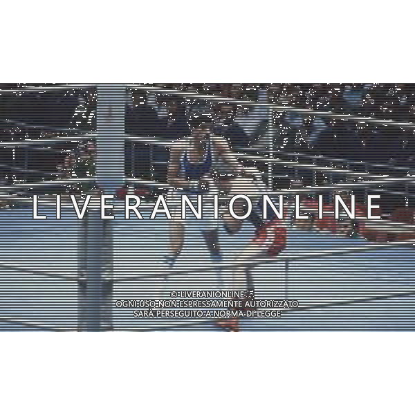 DIAP-RETROSPETTIVA PATRIZIO OLIVA PUGILE NELLA FOTO PATRIZIO OLIVA E ACE RUSEVSKI ALLE OLIMPIADI DI MOSCA ANNO 1980 FOTO ENRICO LIVERANI -AG ALDO LIVERANI SAS 