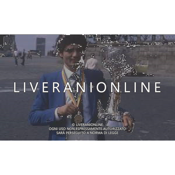 DIAP-RETROSPETTIVA PATRIZIO OLIVA PUGILE NELLA FOTO PATRIZIO OLIVA ALLE OLIMPIADI DI MOSCA ANNO 1980 FOTO ENRICO LIVERANI -AG ALDO LIVERANI SAS 