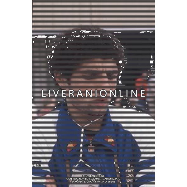 DIAP-RETROSPETTIVA PATRIZIO OLIVA PUGILE NELLA FOTO PATRIZIO OLIVA ALLE OLIMPIADI DI MOSCA ANNO 1980 FOTO ENRICO LIVERANI -AG ALDO LIVERANI SAS 