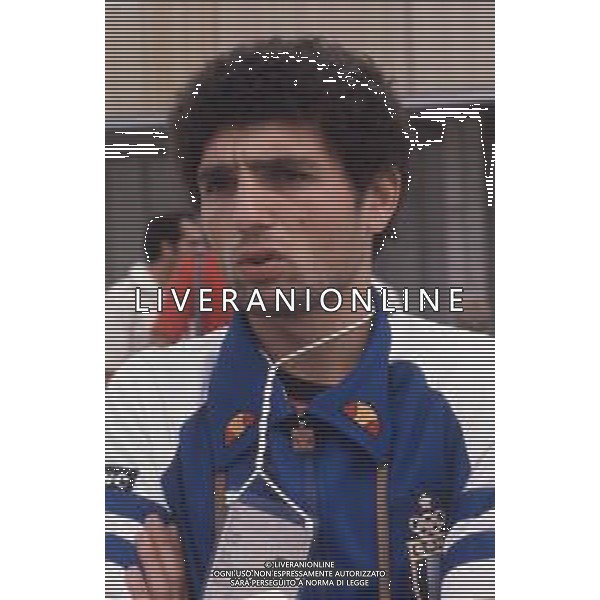 DIAP-RETROSPETTIVA PATRIZIO OLIVA PUGILE NELLA FOTO PATRIZIO OLIVA ALLE OLIMPIADI DI MOSCA ANNO 1980 FOTO ENRICO LIVERANI -AG ALDO LIVERANI SAS 