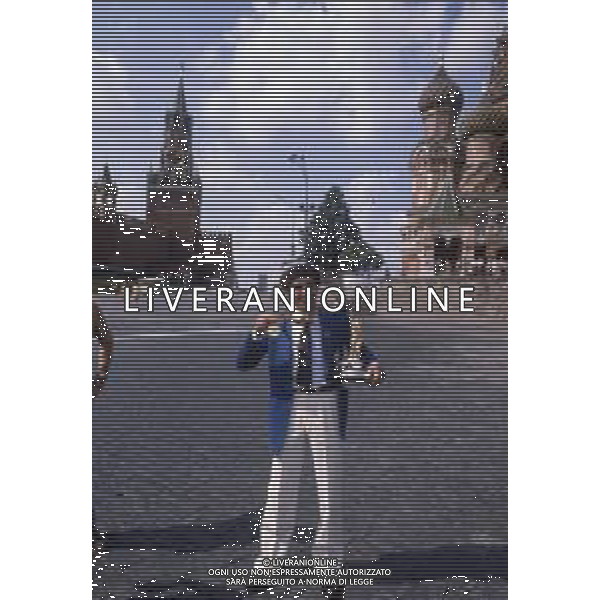 DIAP-RETROSPETTIVA PATRIZIO OLIVA PUGILE NELLA FOTO PATRIZIO OLIVA ALLE OLIMPIADI DI MOSCA ANNO 1980 FOTO ENRICO LIVERANI -AG ALDO LIVERANI SAS 