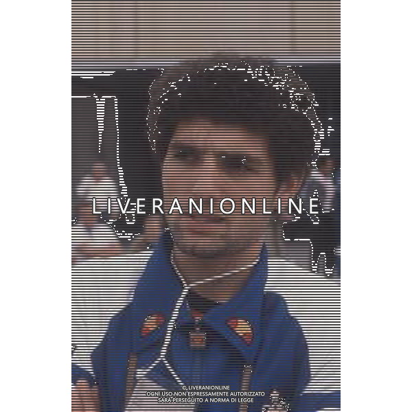 DIAP-RETROSPETTIVA PATRIZIO OLIVA PUGILE NELLA FOTO PATRIZIO OLIVA ALLE OLIMPIADI DI MOSCA ANNO 1980 FOTO ENRICO LIVERANI -AG ALDO LIVERANI SAS 