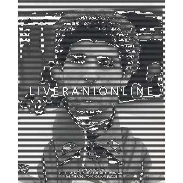 NEG-RETROSPETTIVA PATRIZIO OLIVA PUGILE NELLA FOTO PATRIZIO OLIVA ALLE OLIMPIADI DI MOSCA ANNO 1980 FOTO ENRICO LIVERANI -AG ALDO LIVERANI SAS 