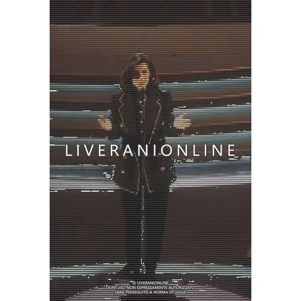 DIAP-RETROSPETTIVALAURA PAUSINI CANTANTE NELLA FOTO LAURA PAUSINI A SANREMO NELL\'ANNO 1993 AG ALDO LIVERANI SAS