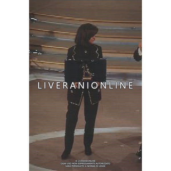 DIAP-RETROSPETTIVALAURA PAUSINI CANTANTE NELLA FOTO LAURA PAUSINI A SANREMO NELL\'ANNO 1993 AG ALDO LIVERANI SAS