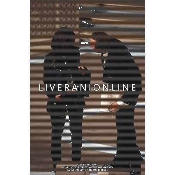 DIAP-RETROSPETTIVALAURA PAUSINI CANTANTE NELLA FOTO LAURA PAUSINI A SANREMO NELL\'ANNO 1993 CON PIPPO BAUDO AG ALDO LIVERANI SAS