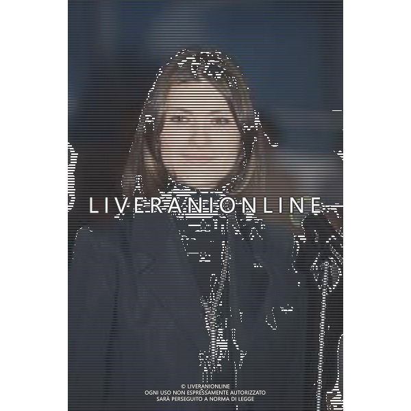 DIAP-RETROSPETTIVA LAURA PAUSINI CANTANTE NELLA FOTO LAURA PAUSINI NELL\'ANNO 1997 AG ALDO LIVERANI SAS 