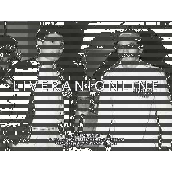 DIAP-RETROSPETTIVA PATRIZIO OLIVA PUGILE NELLA FOTO PATRIZIO OLIVA CONTRO UAN JOSE GIMENEZ AL PALAZZO DELL OSPORT DI MILANO IL GIORNO 14-10-1983 INONTRO VALIDO PER IL CAMPIONATO EUROPEO AG ALDO LIVERANI SAS