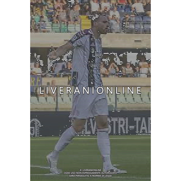 Federico Gatti of Juventus FC gestures during Hellas Verona FC vs Juventus FC, 4° Serie A Enilive 2025-26 game at Marcantonio Bentegodi stadium in Verona (VR), Italy, on September 20, 2025. (Photo by Davide Casentini) AG ALDO LIVERANI SAS
