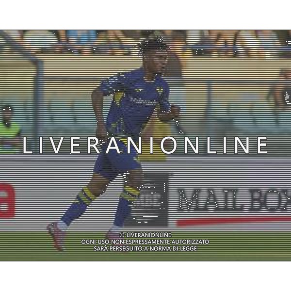 Gift Orban of Hellas Verona FC during Hellas Verona FC vs Juventus FC, 4° Serie A Enilive 2025-26 game at Marcantonio Bentegodi stadium in Verona (VR), Italy, on September 20, 2025. (Photo by Davide Casentini) AG ALDO LIVERANI SAS