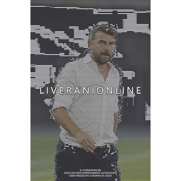 Paolo Zanetti Head Coach of Hellas Verona FC during Hellas Verona FC vs Juventus FC, 4° Serie A Enilive 2025-26 game at Marcantonio Bentegodi stadium in Verona (VR), Italy, on September 20, 2025. (Photo by Davide Casentini) AG ALDO LIVERANI SAS