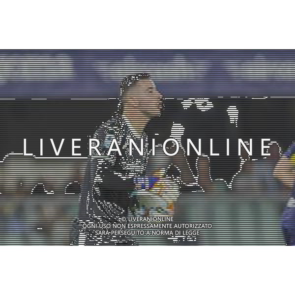 Lorenzo Montipò of Hellas Verona FC during Hellas Verona FC vs Juventus FC, 4° Serie A Enilive 2025-26 game at Marcantonio Bentegodi stadium in Verona (VR), Italy, on September 20, 2025. (Photo by Davide Casentini) AG ALDO LIVERANI SAS