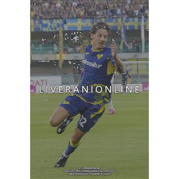 Domagoj Bradaric of Hellas Verona FC during Hellas Verona FC vs Juventus FC, 4° Serie A Enilive 2025-26 game at Marcantonio Bentegodi stadium in Verona (VR), Italy, on September 20, 2025. (Photo by Davide Casentini) AG ALDO LIVERANI SAS