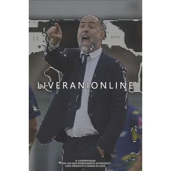 Jugor Tudor Head Coach of Juventus FC gestures during Hellas Verona FC vs Juventus FC, 4° Serie A Enilive 2025-26 game at Marcantonio Bentegodi stadium in Verona (VR), Italy, on September 20, 2025. (Photo by Davide Casentini) AG ALDO LIVERANI SAS
