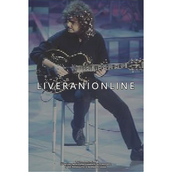 DIAP-RETROSPETTIVA PAT METHENY CANTANTE NELLA FOTO PAT MATHENY A SANREMO NELL\'ANNO 1996 AG ALDO LIVERANI SAS