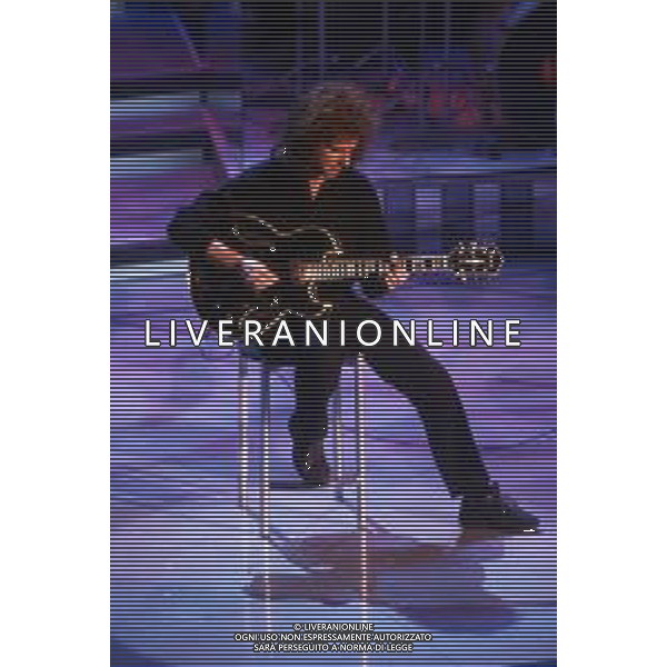 DIAP-RETROSPETTIVA PAT METHENY CANTANTE NELLA FOTO PAT MATHENY A SANREMO NELL\'ANNO 1996 AG ALDO LIVERANI SAS