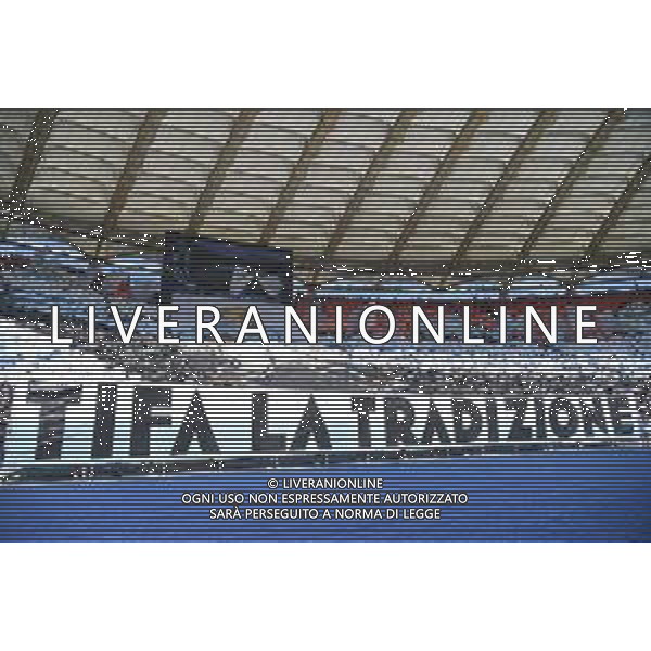 Lazio vs Roma Campionato Serie A Enilive - 4 Giornata Stadio Olimpico - Roma 21-09-2025 nella foto Coreografia Lazio Foto Federico Gaetano - ag Aldo liverani