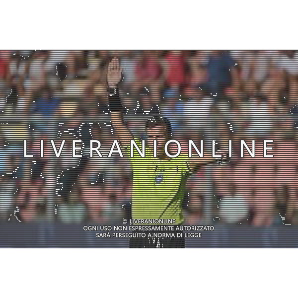 TVRG Cremonese vs Parma nella foto l\'arbitro Federico La Penna di Roma Cremona 21-09-2025 Stadio Giovanni Zini Cremonese vs Parma Campionato Serie A Enilive - 4a giornata foto Roberto Garavaglia/Agenzia Aldo Liverani sas