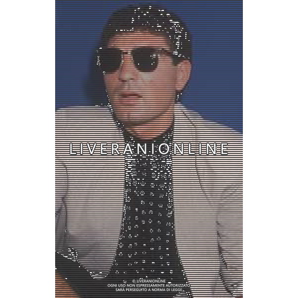 DIAP-RETROSPETTIVA PATRIZIO OLIVA PUGILE NELLA FOTO PATRIZIO OLIVA A MILANO NELL\'ANNO 1988 IN TERRAZZA MARTINI AG ALDO LIVERANI SAS