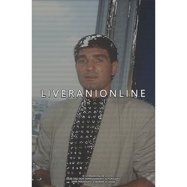 DIAP-RETROSPETTIVA PATRIZIO OLIVA PUGILE NELLA FOTO PATRIZIO OLIVA A MILANO NELL\'ANNO 1988 IN TERRAZZA MARTINI AG ALDO LIVERANI SAS