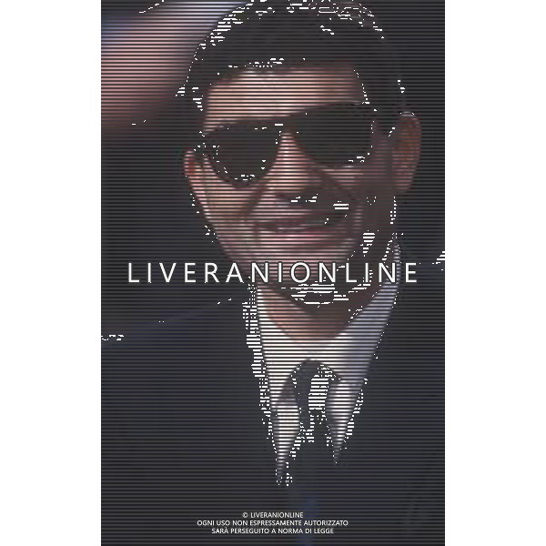 DIAP-RETROSPETTIVA PATRIZIO OLIVA PUGILE NELLA FOTO PATRIZIO OLIVA OSPITE DELLA TRASMISSIONE TELEVISIVA LA DOMENICA SPORTIVA“ NELL\'ANNO 1986 AG ALDO LIVERANI SAS  