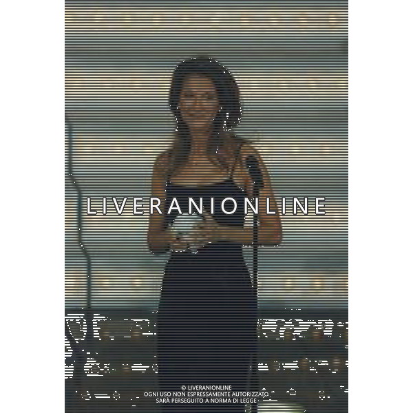 DIAP-RETROSPETTIVA CELINE DION CANTANTE NELLA FOTO CELINE DION A SANREMO NELL\'ANNO 1996 AG ALDO LIVERANI SAS
