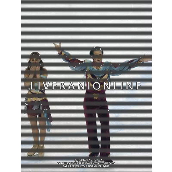 TORINO 20/02/2006 XX OLIMPIADI INVERNALI TORINO 2006 FIGURE SKATING NELLA FOTO: Barbara Fusar Poli e maurizio Margaglio foto Gigi Arcaini / AG.Aldo Liverani