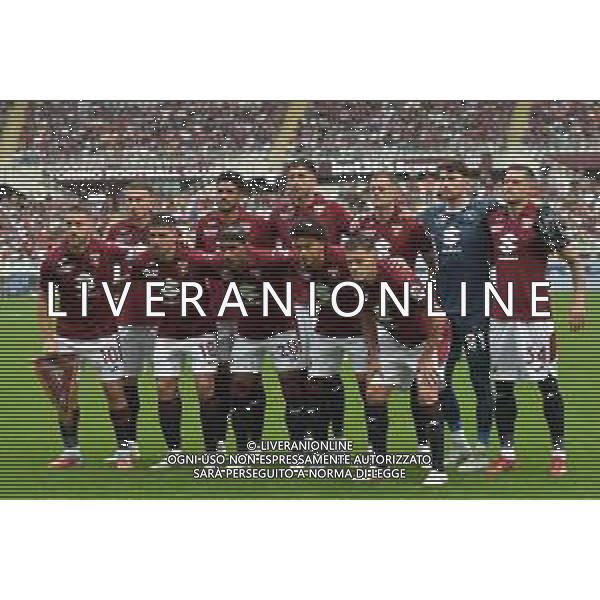 TVMV-Torino 21.09.2025 Stadio Grande Torino @Manuela Viganti/Ag. Aldo Liverani sas Torino vs Atalanta Campionato Calcio Serie A Enilive 2025/2026 4a giornata Nella foto: la formazione del torino da sx verso dx: ardian ismajli, saul coco, guillermo maripan, ivan ilic, franco israel, cristiano biraghi, nikola vlasic, giovanni simeone, valentino lazaro, zakaria aboukhlal, kristjan asllani