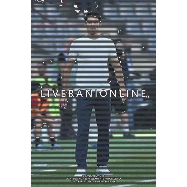 TVRG Cremonese vs Parma nella foto Carlos Cuesta Garcia allenatore Parma Cremona 21-09-2025 Stadio Giovanni Zini Cremonese vs Parma Campionato Serie A Enilive - 4a giornata foto Roberto Garavaglia/Agenzia Aldo Liverani sas