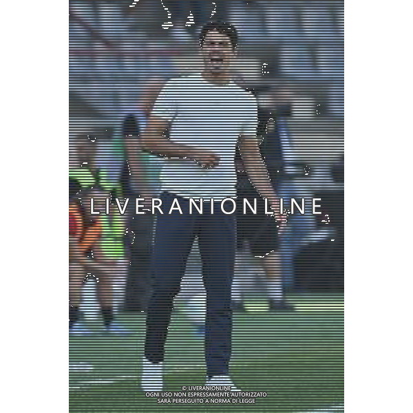 TVRG Cremonese vs Parma nella foto Carlos Cuesta Garcia allenatore Parma Cremona 21-09-2025 Stadio Giovanni Zini Cremonese vs Parma Campionato Serie A Enilive - 4a giornata foto Roberto Garavaglia/Agenzia Aldo Liverani sas