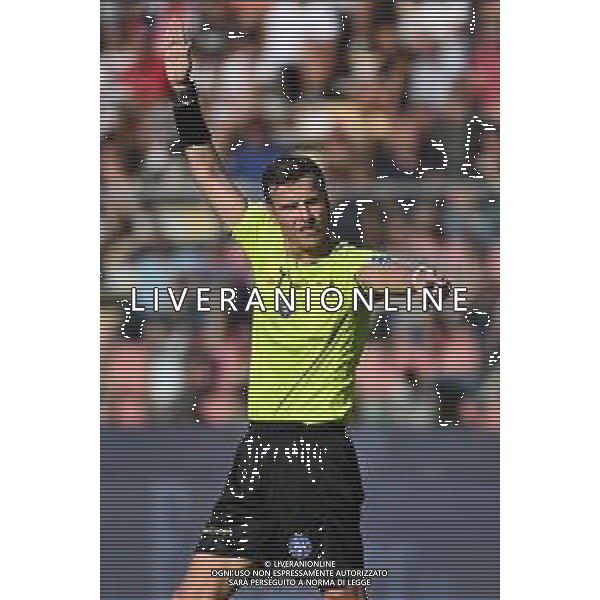 TVRG Cremonese vs Parma nella foto l\'arbitro Federico La Penna di Roma Cremona 21-09-2025 Stadio Giovanni Zini Cremonese vs Parma Campionato Serie A Enilive - 4a giornata foto Roberto Garavaglia/Agenzia Aldo Liverani sas